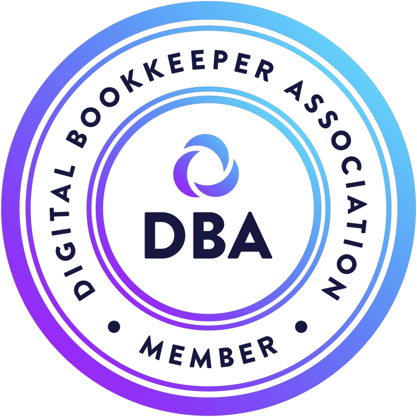 Intentional Bookkeeping's Digital Bookkeeper Association (DBA) Member Badge